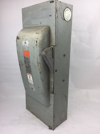 ITE JN424 VACU-BREAK SWITCH WITH CLAMPMATIC CONTACTS 200 AMPS 240 VAC 3 PHASE