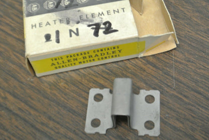 LOT of 6 / ALLEN-BRADLEY N-SERIES THERMAL OVERLOAD HEATER ELEMENTS / LIST BELOW