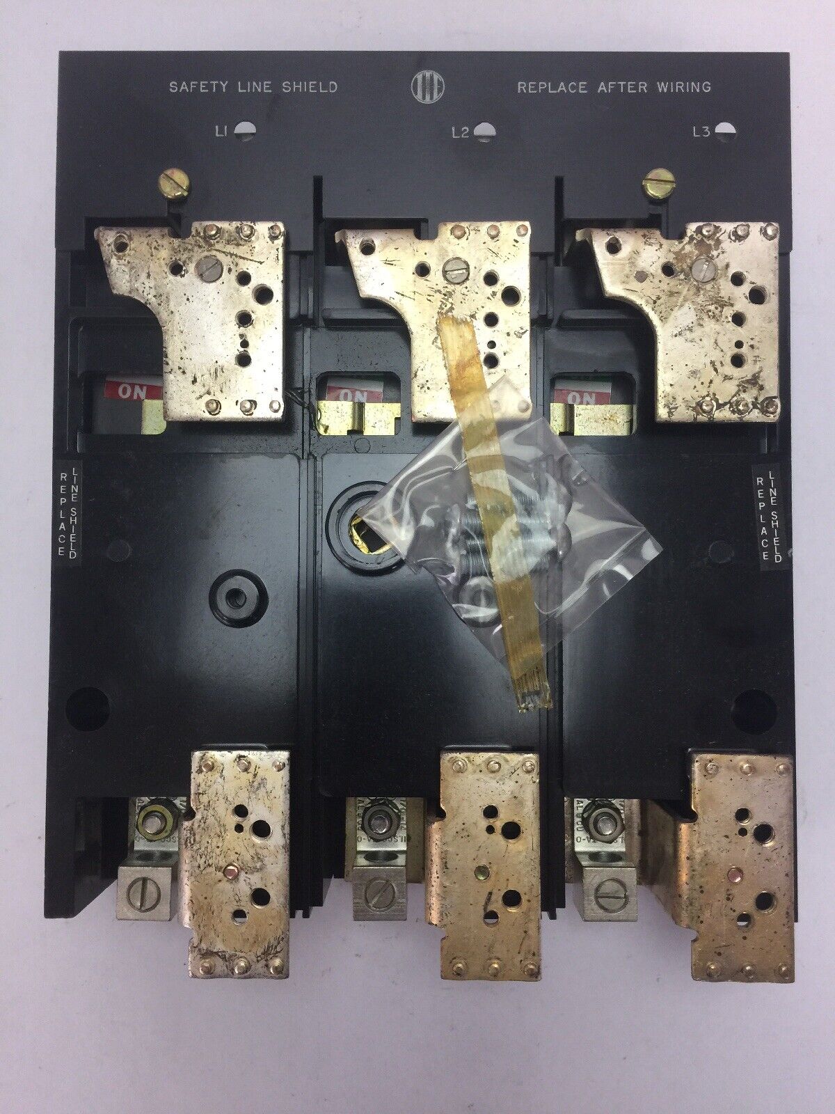 GOULD D10S3 MOTOR CONTROL M.C. SWITCH SIZE 3 100AMPS 3 POLES 600V 75HP UNFUSED