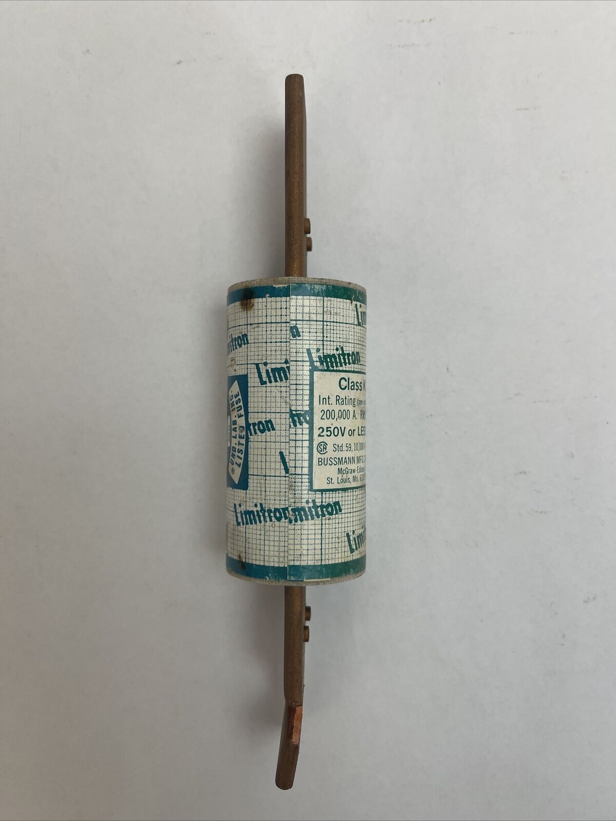 BUSSMAN LIMITRON KTNR150 FUSE 150AMP 250VAC CLASS K1