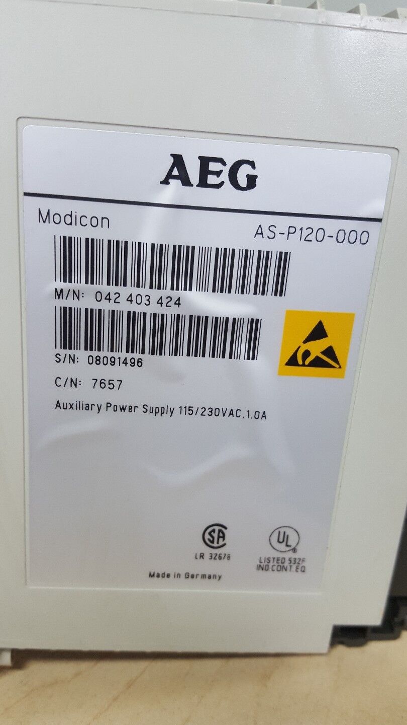 Schneider Automation Modicon TSX Compact AS-P120-000 | AEG Power Supply