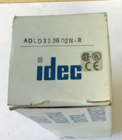 IDEC PUSH BUTTON AOLD312602N-R 110-600VDC 120V 50/60HZ TWD-0126