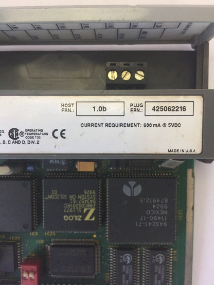 ALLEN BRADLEY 1747-SN REMOTE I/O SCANNER SER B FRN 1.0B