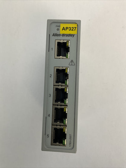 ALLEN BRADLEY 1783-US5T SER A DIR/VER 10000480144/00 UNMANAGED ETHERNET SWITCH