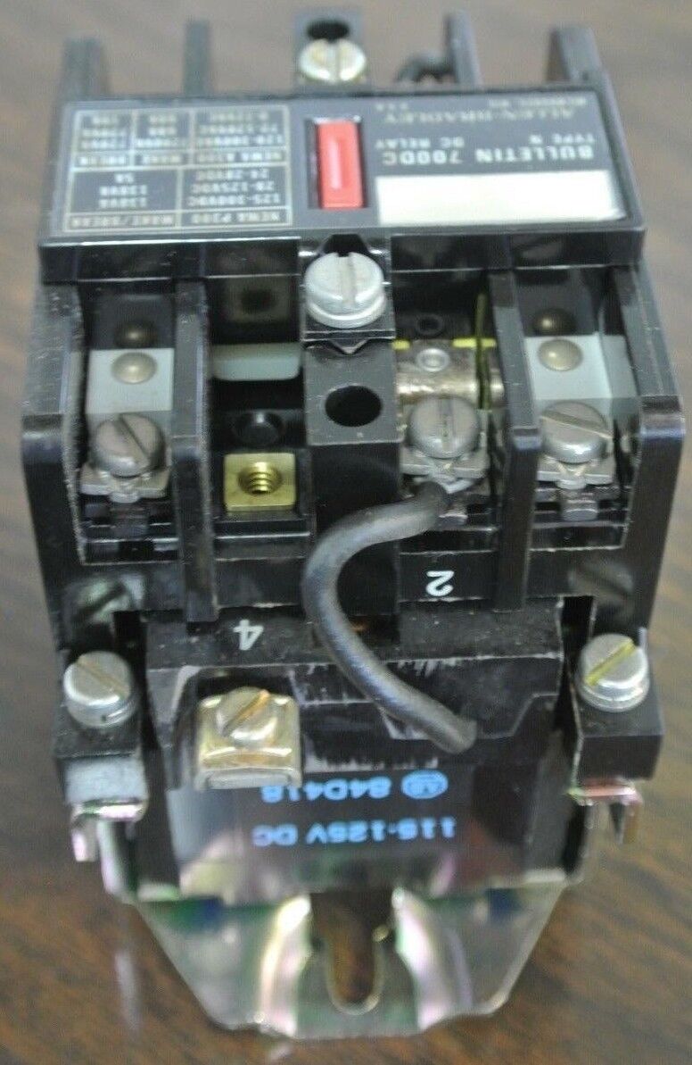 ALLEN-BRADLEY 700DC-N200Z1 TYPE N DC RELAY 115-125VDC, 2 N.O. - NEW SURPLUS