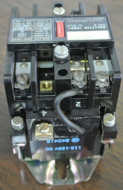 ALLEN-BRADLEY 700DC-N200Z1 TYPE N DC RELAY 115-125VDC, 2 N.O. - NEW SURPLUS