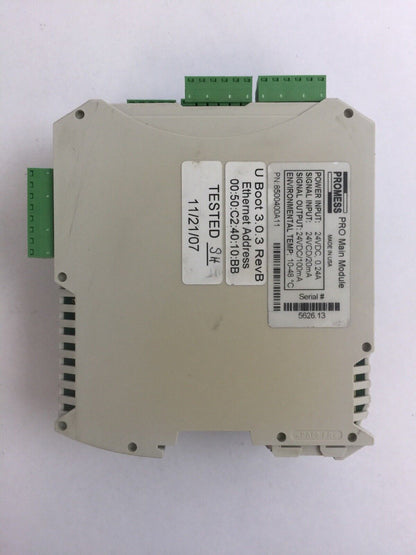 PROMESS 8500400A11 PRO MAIN MODULE 24VDC U BOOT 3.0.3 REV B