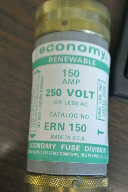 ECONOMY / FPE ERN150 RENEWABLE FUSE / 150A / 250V / NEW SURPLUS