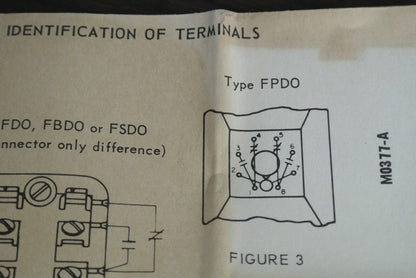 SQUARE D - 8501 FDO-22 TYPE F RELAY - 8-SCREW - 24VDC, 60Hz  - NEW SURPLUS