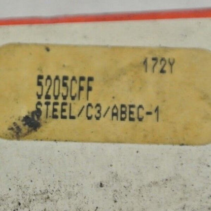 MRC 5205CFF ANGULAR CONTACT BEARING - 25mm ID x 52mm OD x 20.6mm W / NEW SURPLUS