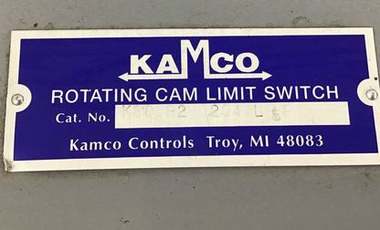 KAMCO K8R21204LSP ROTARY CAM LIMIT SWITCH K80-R2-1204-LSP