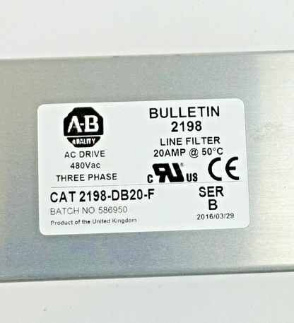 ALLEN-BRADLEY - 2198-DB20-F SER. B - AC DRIVE - 480 VAC, 3 PH, 20 A