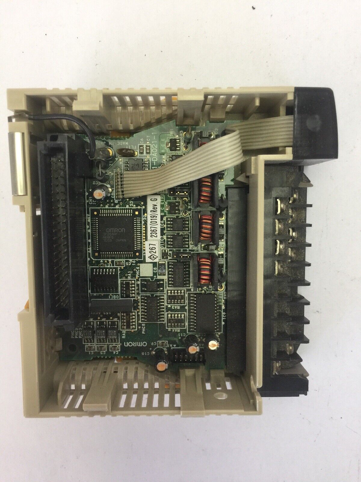 OMRON CQM1-DAO21 D/A UNIT 0-20mA/-10-+10V