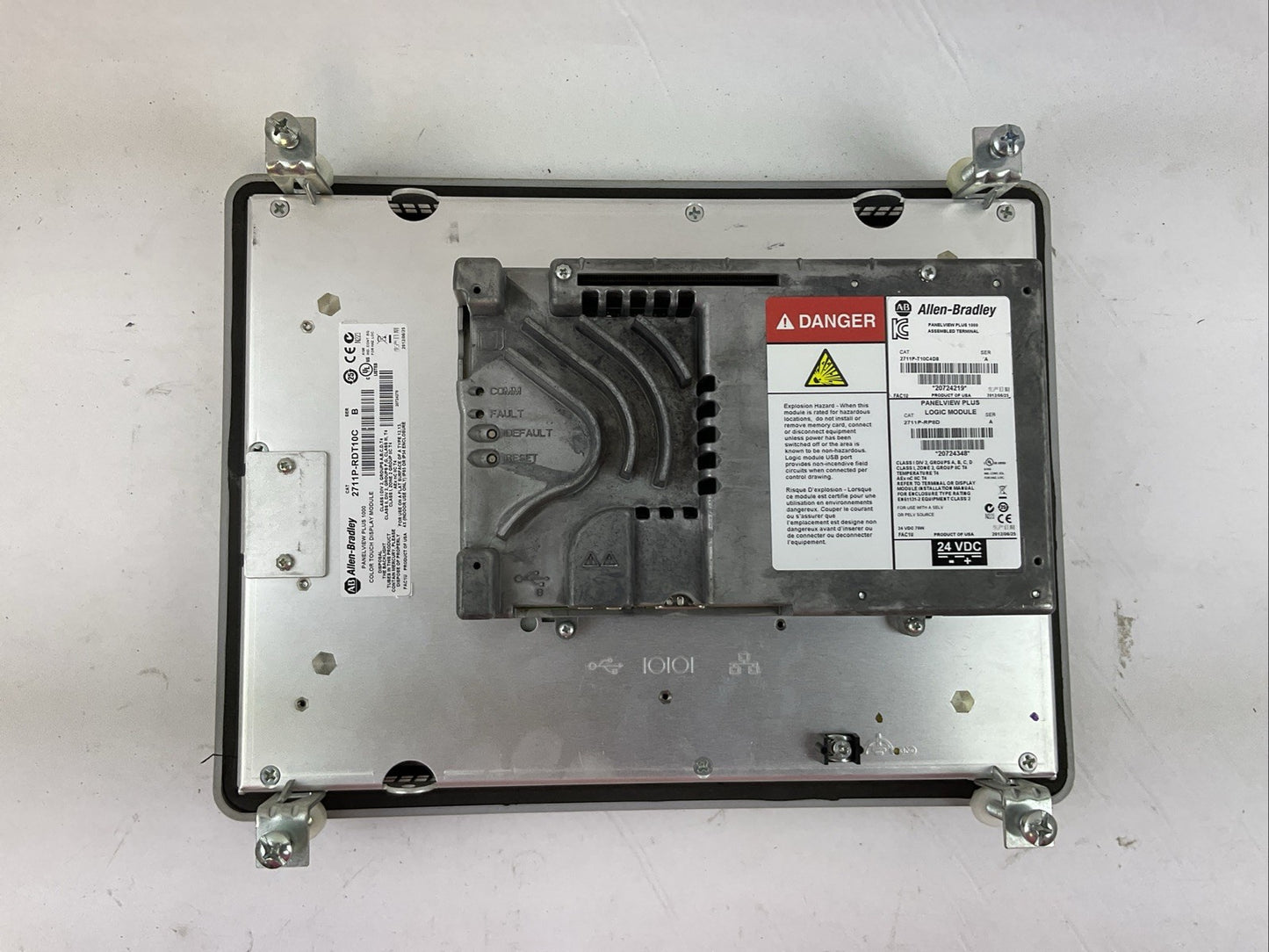 ALLEN BRADLEY 2711P-T10C4D8 SER A PANELVIEW PLUS 1000 2711P-RP8D 2711P-RDT10C