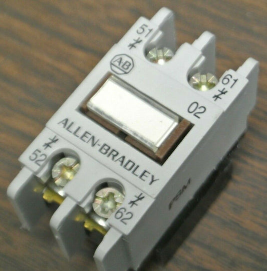 LOT of 2 / ALLEN-BRADLEY 195-FA02 ADD-ON CONTACT BLOCK / NEW SURPLUS