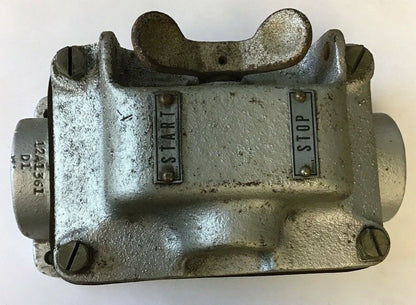 WESTINGHOUSE TYPE HDW PUSHBUTTON STATION 47A4254G18 600VOLTS