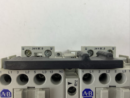ALLEN BRADLEY 104-C09DJ22 REVERSING STARTER (100-C09*10 + 193-ED1CB 1.0-5.0A)
