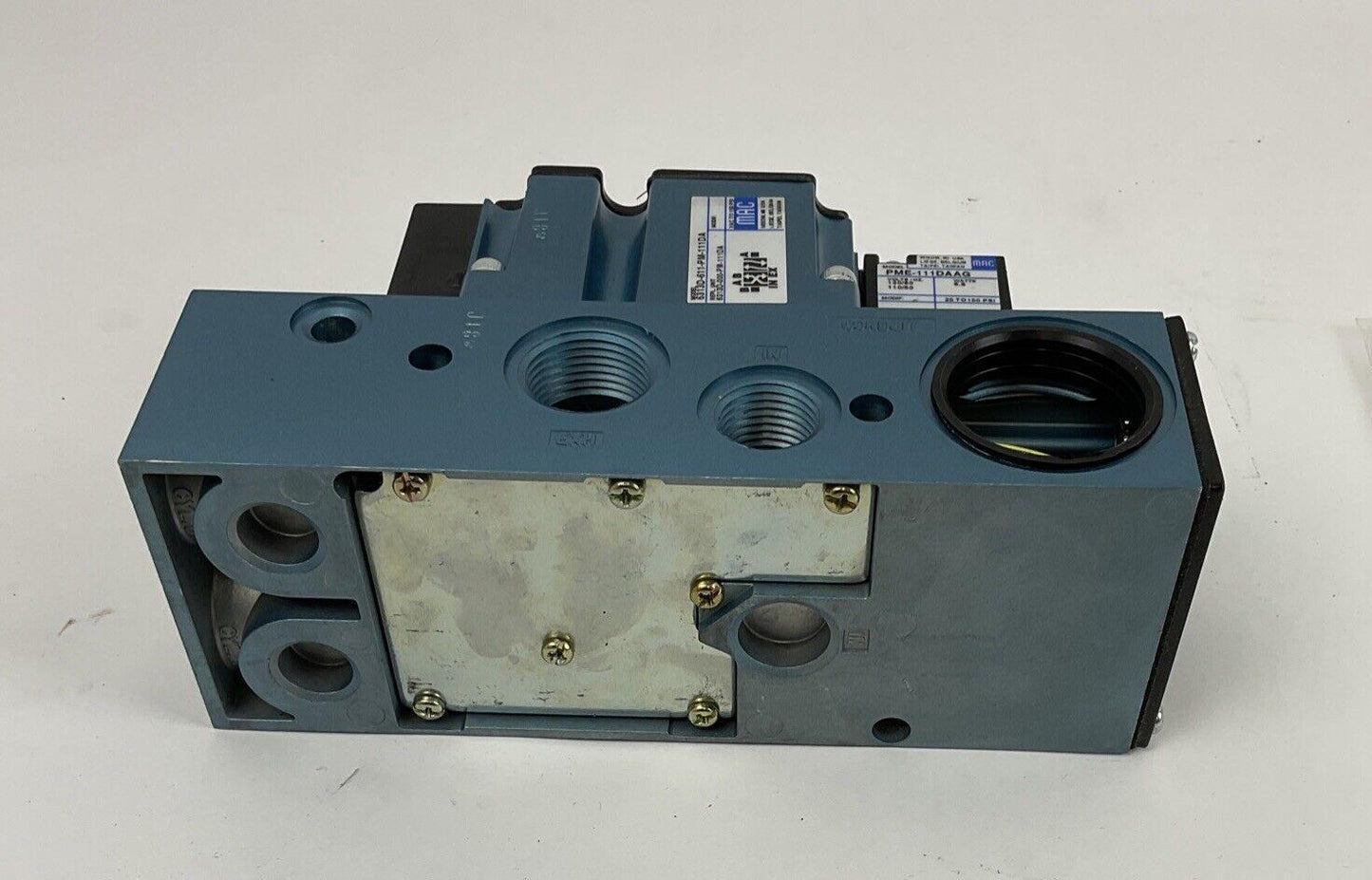 MAC 6313D-611-PM-111DA SOLENOID VALVE 110/120V 50/60HZ 25-150PSI