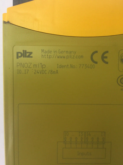 PILZ PNOZ mi1p SAFETY RELAY 24VDC/8mA EXPANSION MODULE