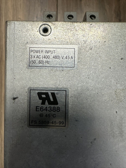 INDRAMAT HZF01.1-W025N SERVO AMPLIFIER INPUT 3X 400...480VAC 45A