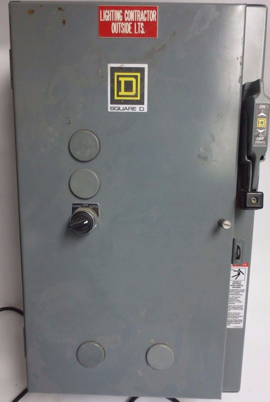 SQUARE D 8903SM011 LIGHTING CONTACTOR + 9422TCF33 = 8903SMG71V02CFR6X22