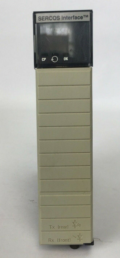 ALLEN BRADLEY 1756-M03SE 3 AXIS SERCOS INTERFACE MODULE SER A F/W REV 13.7 24VDC