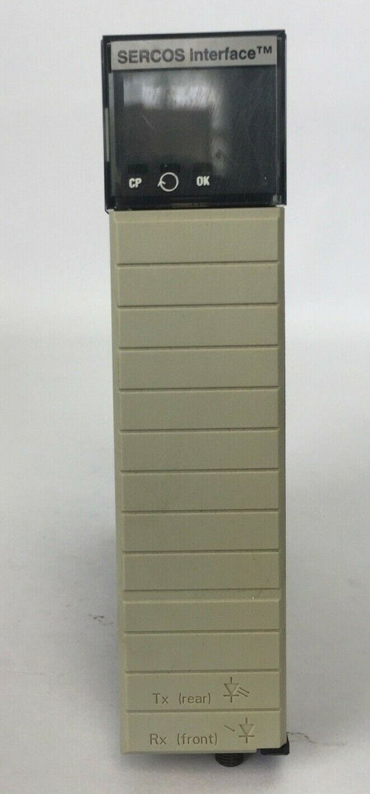 ALLEN BRADLEY 1756-M03SE 3 AXIS SERCOS INTERFACE MODULE SER A F/W REV 13.7 24VDC