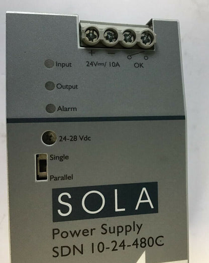 SOLA POWER SUPPLY SDN 10-24-480C 24-28VDC