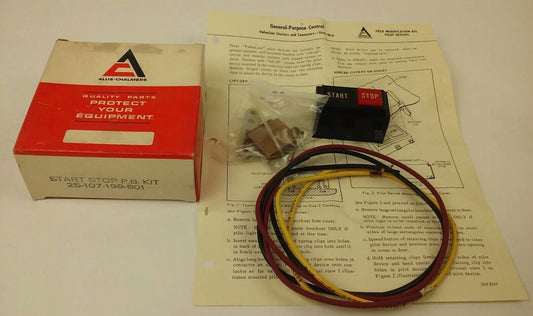 ALLIS CHALMERS  25-107-199-801, START STOP P.B. KIT, NEW SURPLUS