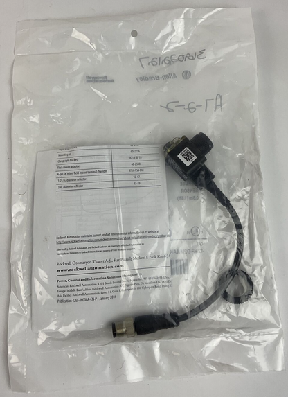ALLEN BRADLEY 42EF-D2MNAK-F4 DIFFUSE SENSOR 0.5M (1.6FT) 10.8-30VDC REV 1.100