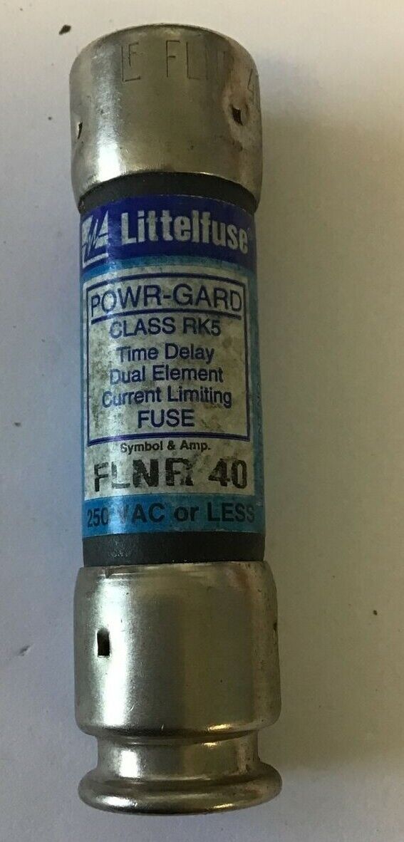 LITTELFUSE FLNR40 POWR-GARD CLASS RK5 250VAC 125VDC TIME DELAY ***LOTOF3***