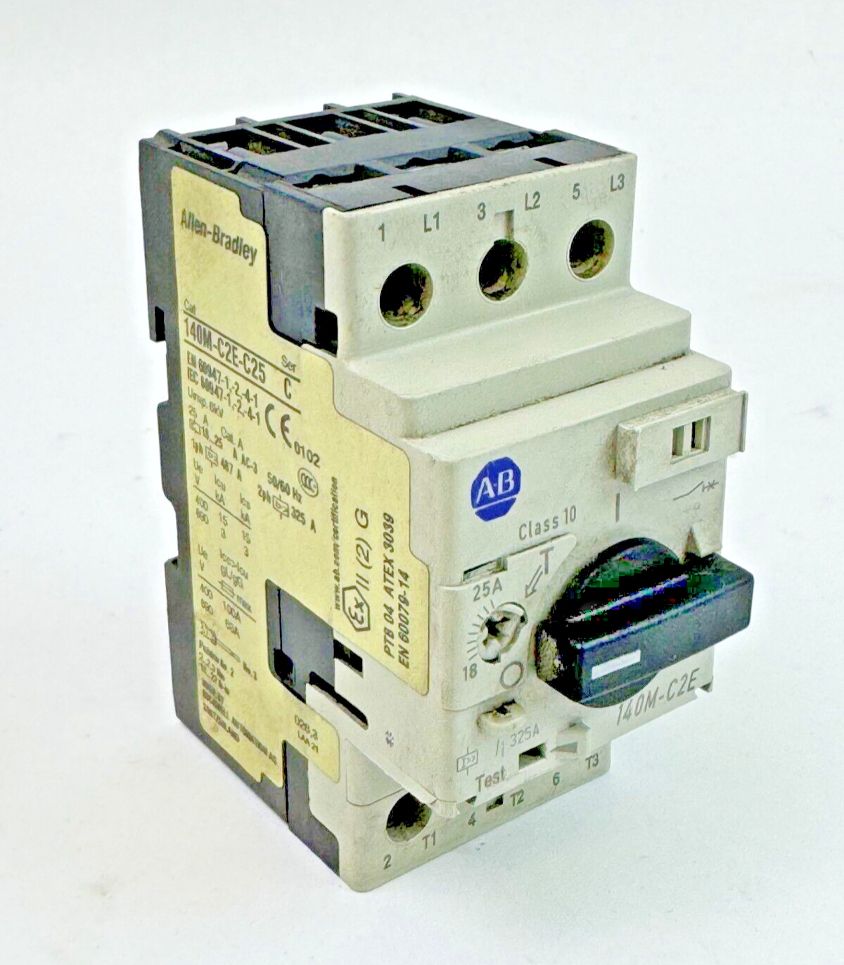 ALLEN-BRADLEY - 140M-C2E-C25 SER. C - MANUAL MOTOR PROTECTOR - 18 A - 25 A