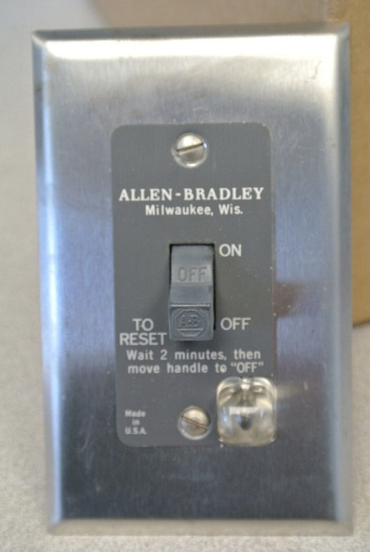 ALLEN-BRADLEY 600-TQX216 / MANUAL MOTOR STARTING SWITCH, TOGGLE / NEW SURPLUS
