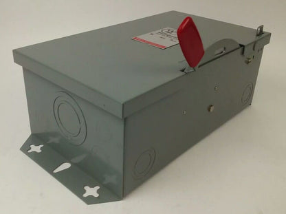 WESTINGHOUSE HFN222 FUSIBLE SAFETY SWITCH 2P, 60A, 240V, TYPE 1 INDOOR, 10HP