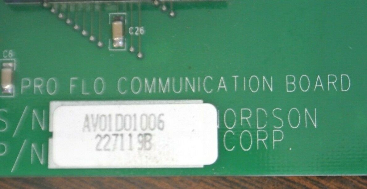 NORDSON 227119B PRO FLO COMMUNICATION BOARD