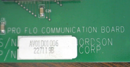 NORDSON 227119B PRO FLO COMMUNICATION BOARD