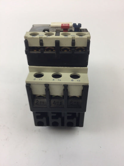 TELEMECANIQUE LC1 D09 10 CONTACTOR 600 VAC 3 PHASE W/ LR2 D1307 OVERLOAD RELAY