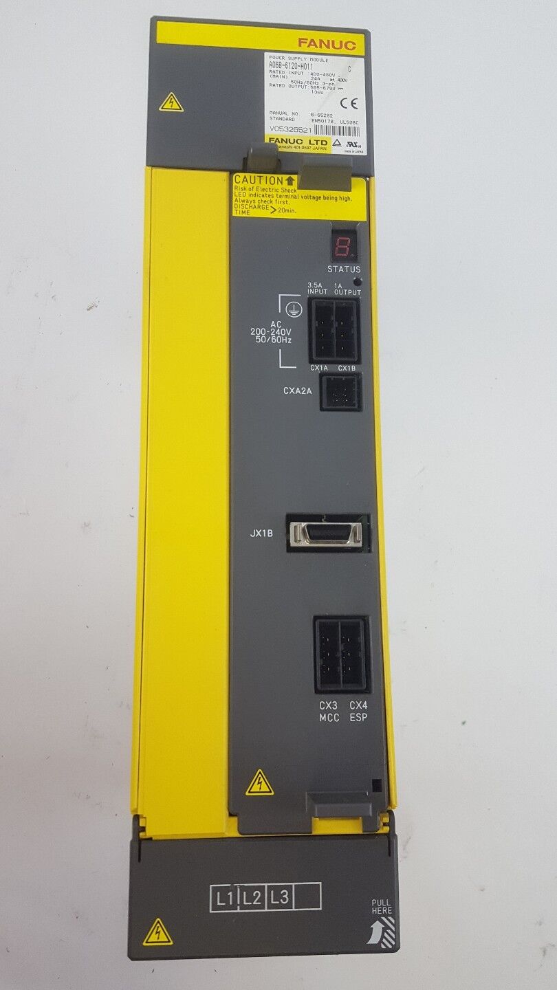 Fanuc A06B-6120-H011 /C A06B6120H011 Power Supply INPUT 400-480V, OUT565-679V,