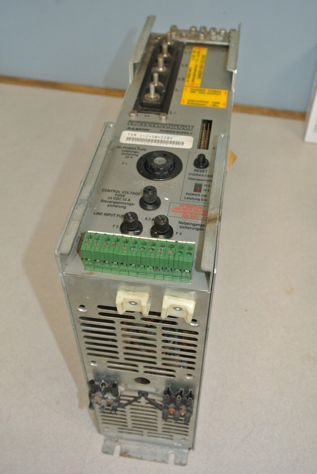 INDRAMAT TVM-1-2-50-115V (***) / AC SERVO POWER SUPPLY