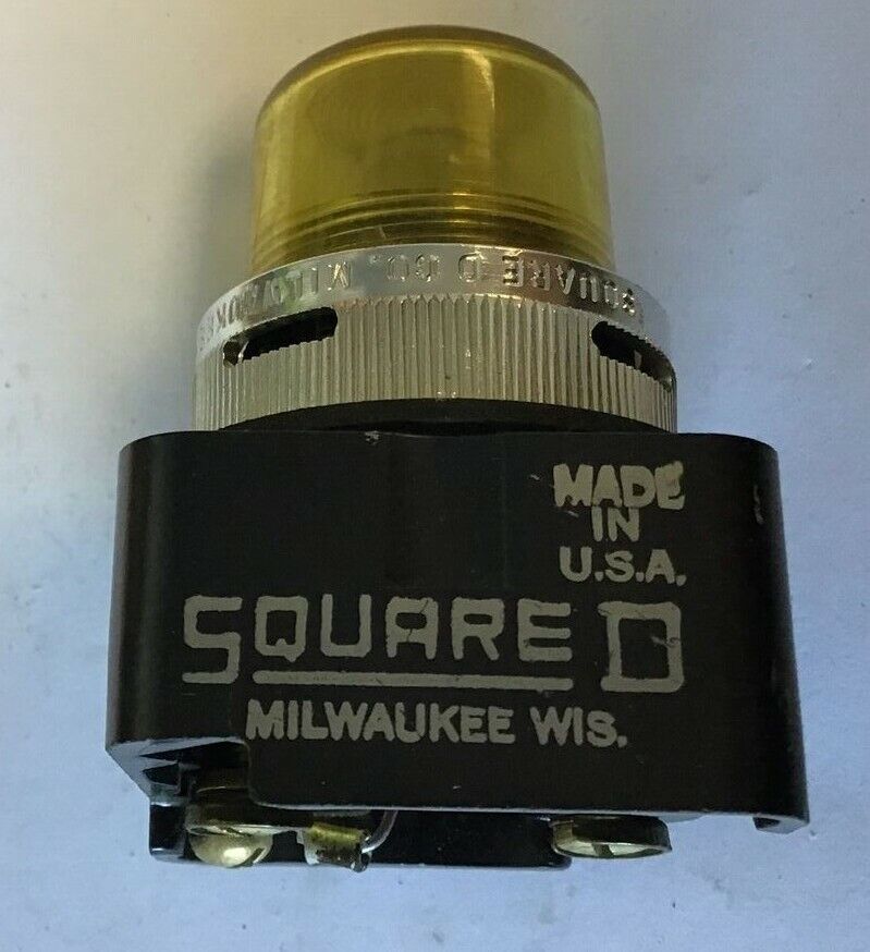 SQUARE D 9001 TP7 PILOT LIGHT ASSEMBLY SER.A 115VAC-DC