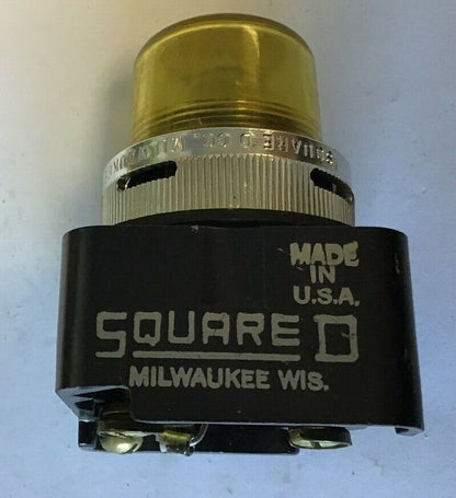 SQUARE D 9001 TP7 PILOT LIGHT ASSEMBLY SER.A 115VAC-DC