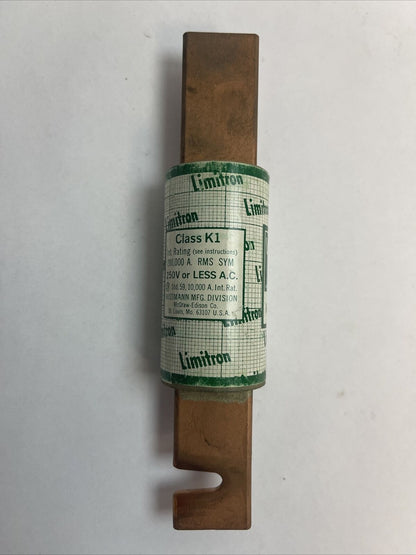 BUSSMAN LIMITRON KTNR175 FUSE 175AMP 250VAC CLASS K1