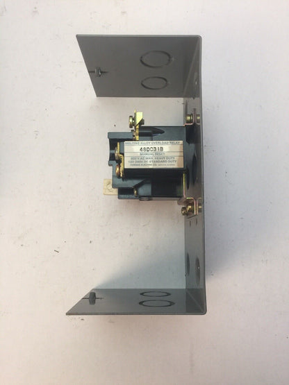 FURNAS 48DC31B THERMAL OVERLOAD RELAY IN ENCLOSURE 600VAC 120-240VDC