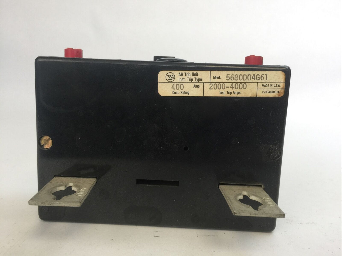 WESTINGHOUSE 5680D04G61 AB TRIP UNIT 400AMP 2POLE INST TRIP 2000-4000A