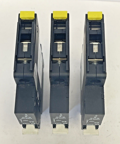 CBI *LOT OF 3* - IEC 60947-2 - MINIATURE CIRCUIT BREAKERS - 5 KVA, 25 ICU, 240 V