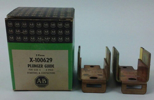 ALLEN BRADLEY X-100629 PLUNGER GUIDE, (LOT OF 2), SIZE 5, 3 POLE, NEW, X100629