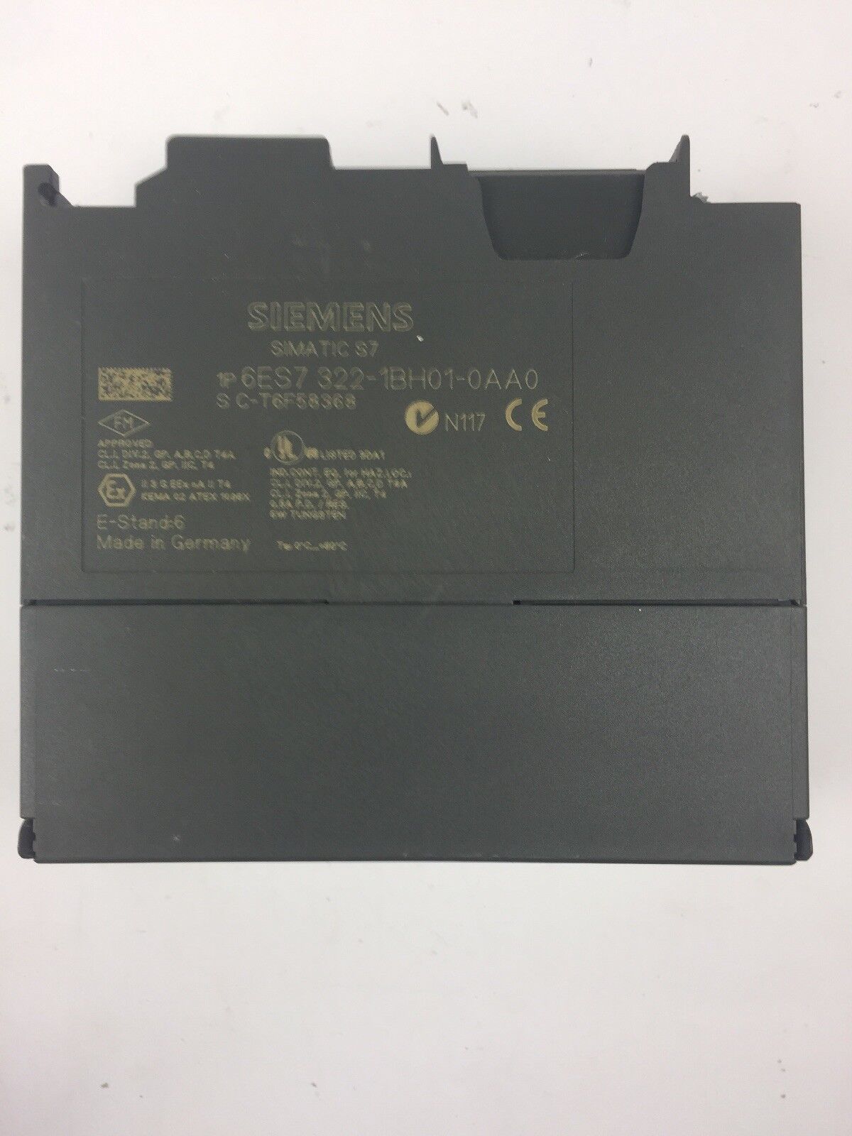 SIEMENS 6ES7 322-1BH01-0AA0 OUTPUT MODULE