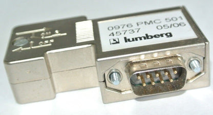 LUMBERG 0976 PMC 501 CONNECTOR 9-PIN - PROFIBUS-DP (FULL DESCRIPTION BELOW)