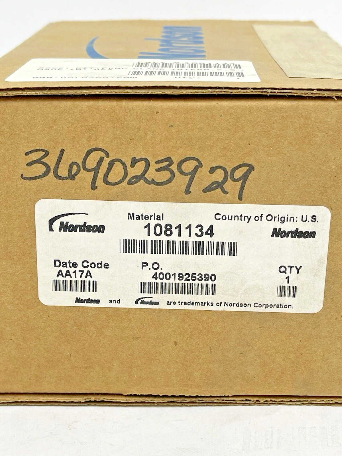 NORDSON - 1081134 - PACKING GLAND FOR RHINO SD2/XD2 - TWO EXTRA O RINGS - RARE