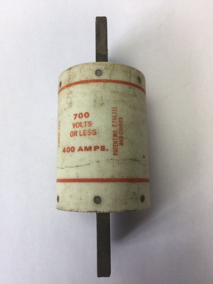 SHAWMUT AMPTRAP A70P400 FUSE 400 AMP 700 VOLTS TYPE 4